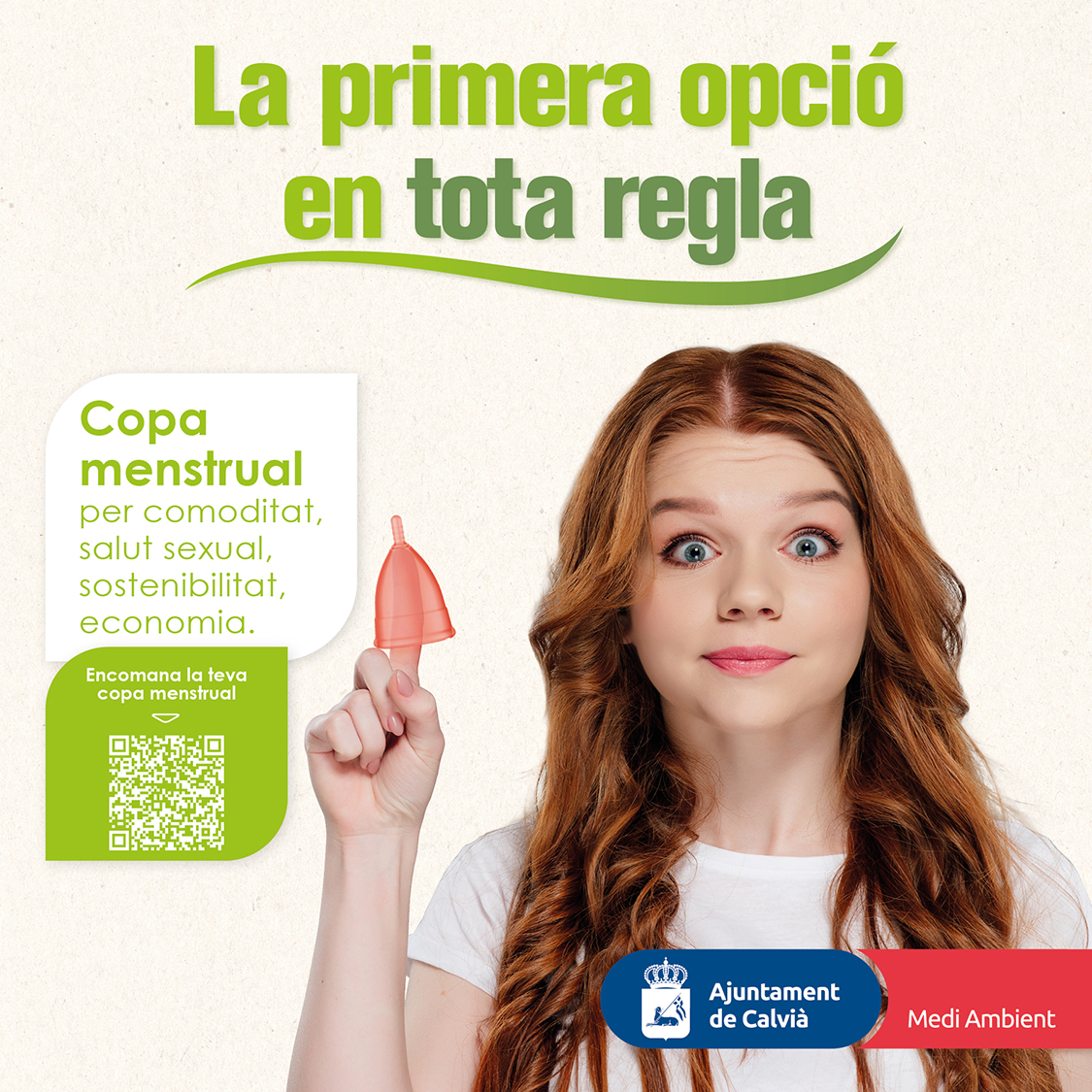 Calvià regala 1.500 copes menstruals a les dones del municipi per millorar la seva salut i la del medi ambient