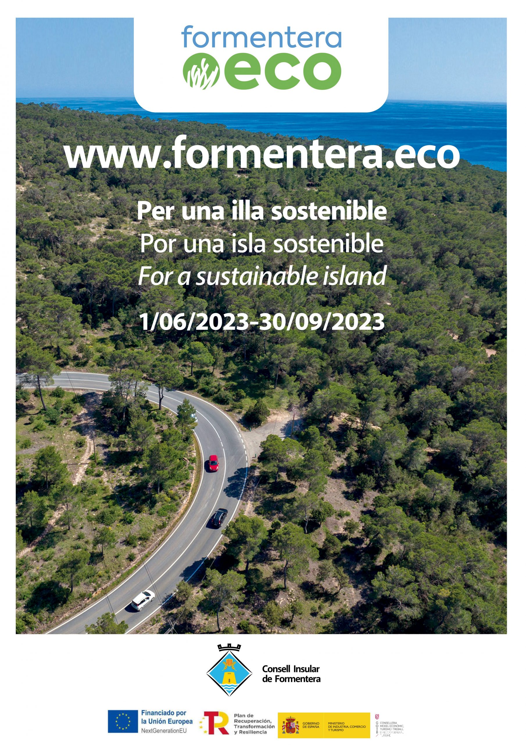 Formentera no deixa entrar cotxes i motos a l'illa sense autorització des d'avui i fins dia 30 de setembre