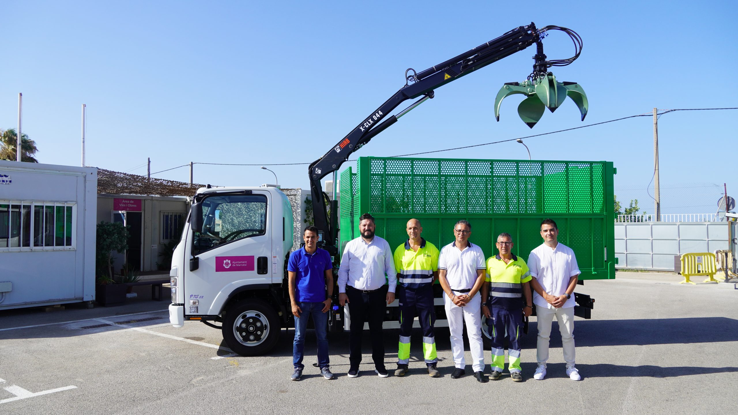 Marratxí presenta un nou camió per a la poda domiciliària