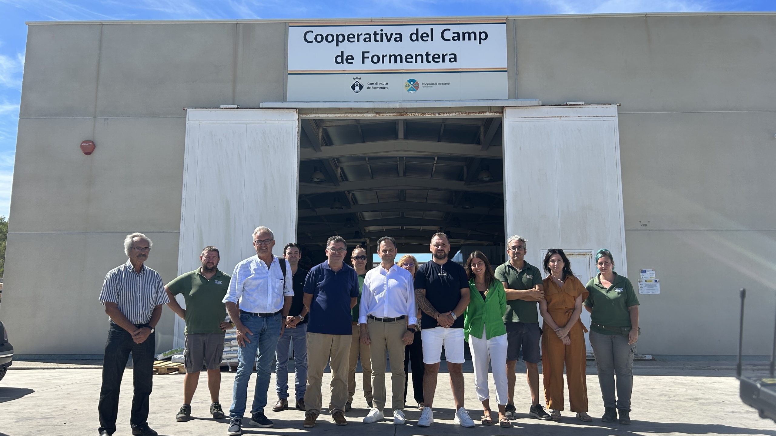 Joan Simonet visita Formentera i els socis de la seva cooperativa