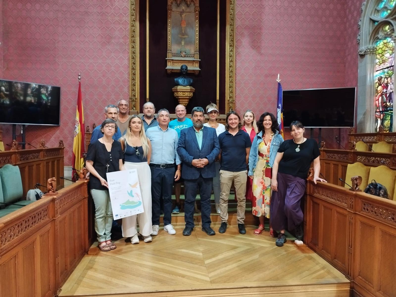 Membres del projecte PROGRESS visiten Mallorca per conèixer el projecte de Sa Dragonera