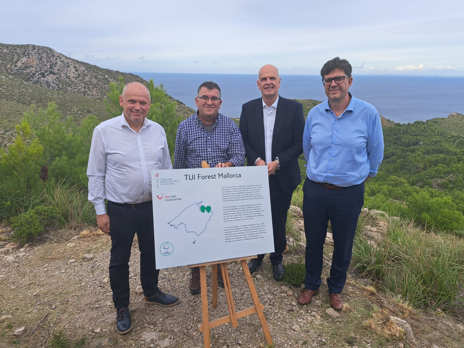 Un conveni amb TUI per reforestar a la península de Llevant