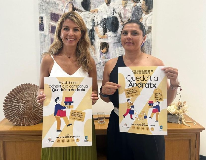 Torna la campanya de bons "Queda't a Andratx" amb 27 establiments adherits