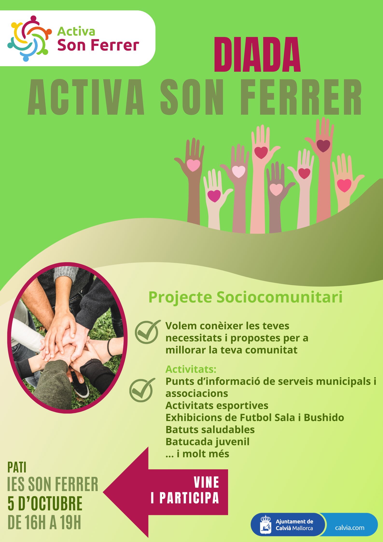 Calvià organitza una diada per implicar als veïnats al projecte "Activa Son Ferrer"