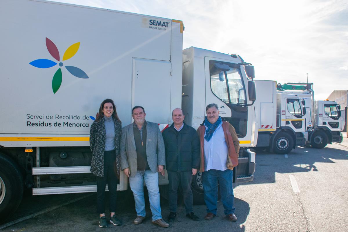 Menorca renova part de la flota de camions de recollida de residus