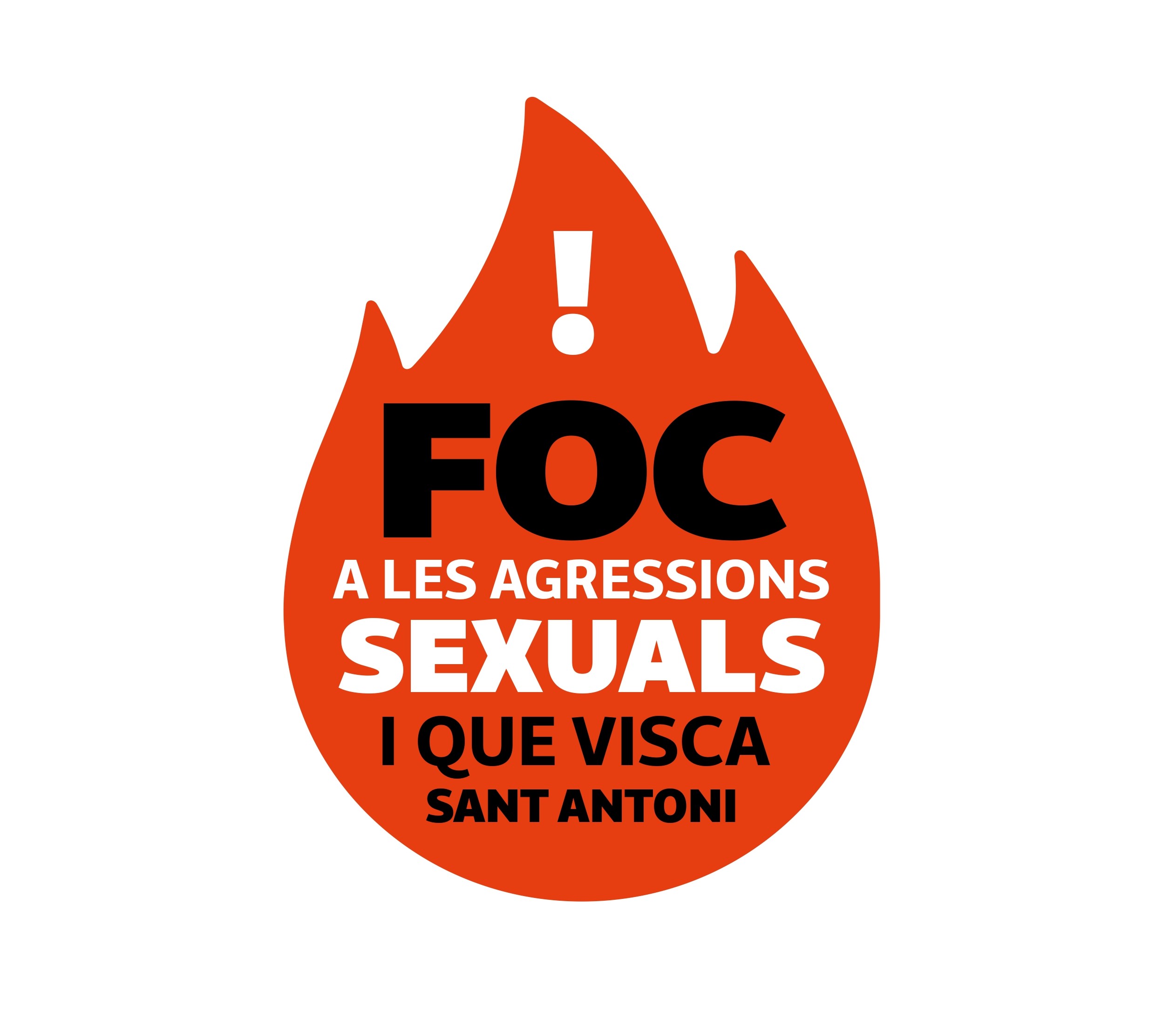 ‘Foc a les agressions sexuals i que visca Sant Antoni', la campanya de Manacor per a aquestes festes