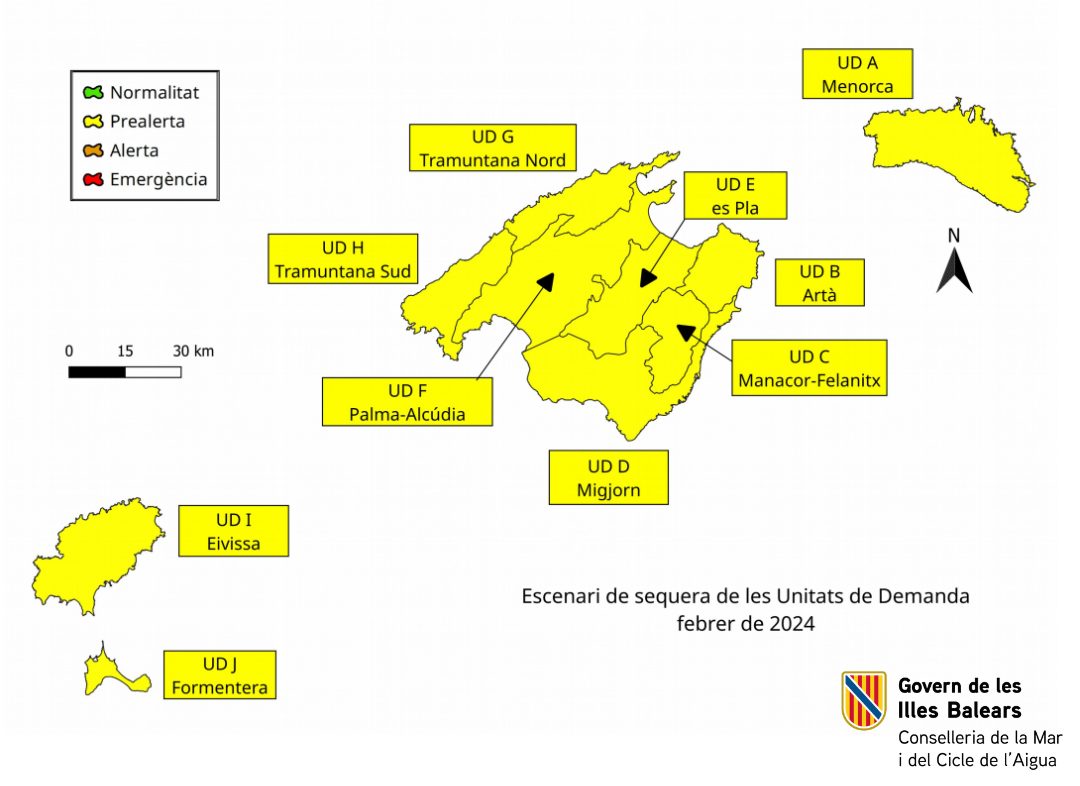 Les reserves hídriques es mantenen estables després del mes de febrer