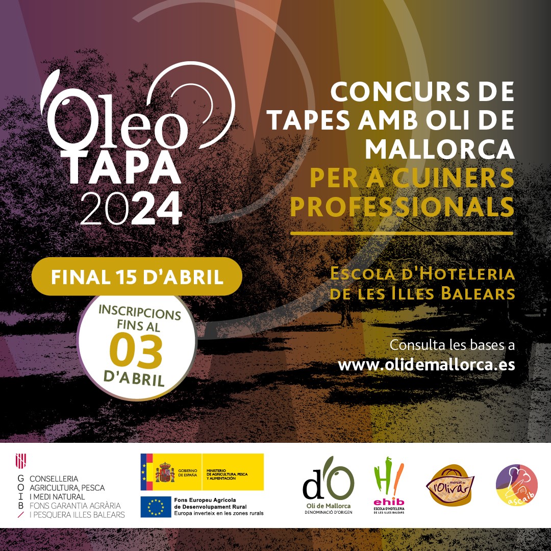 La Denominació d'Origen Oli de Mallorca convoca la desena edició del concurs Oleotapa