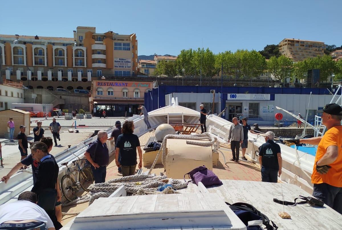 Mestres d'aixa de Mallorca participen al festival marítim Escale à Port-Vendres al sud de França