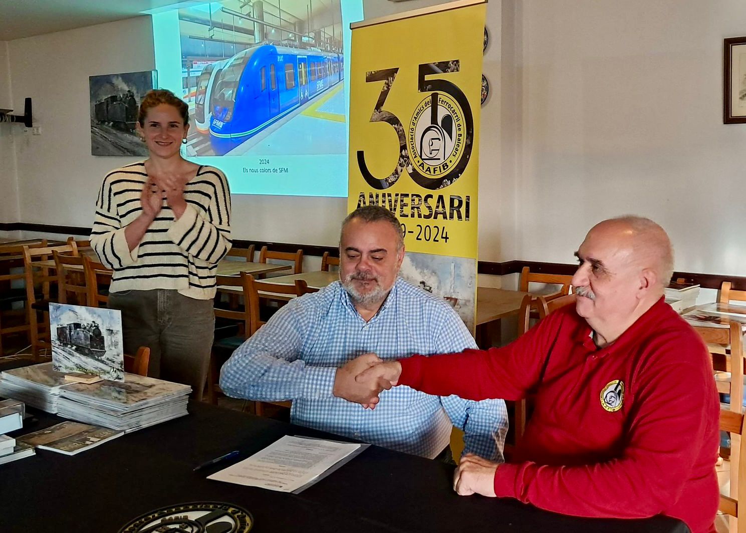 Serveis Ferroviaris de Mallorca acull l'arxiu històric de l’Associació d’Amics del Ferrocarril