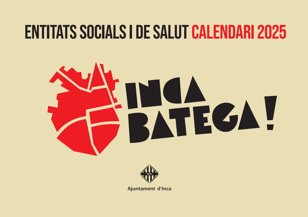 Inca homenatja les entitats socials i de salut amb un calendari solidari