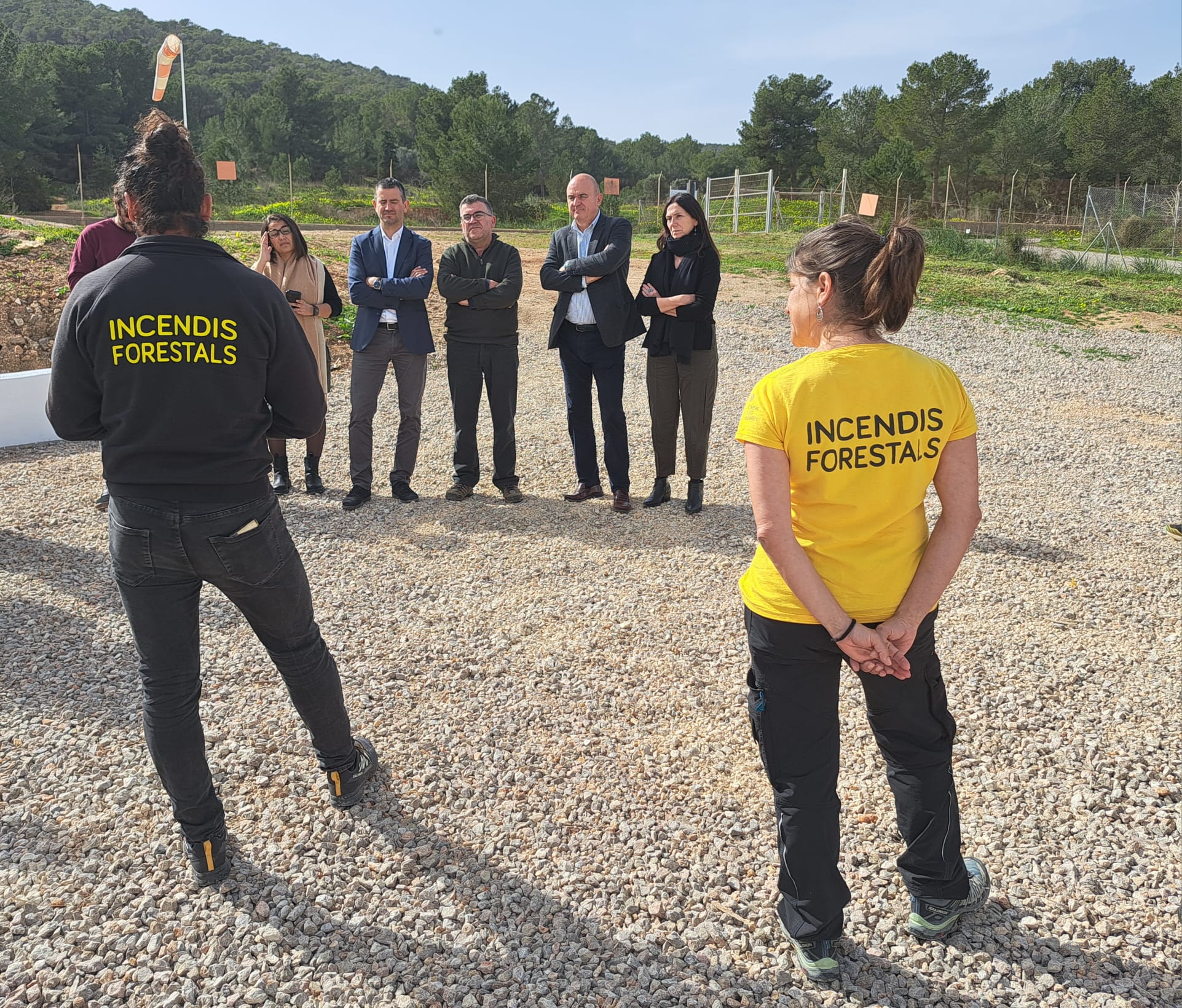 El Govern reforça la lluita contra els incendis forestals amb una nova base per a l'helicòpter d'extinció a Eivissa