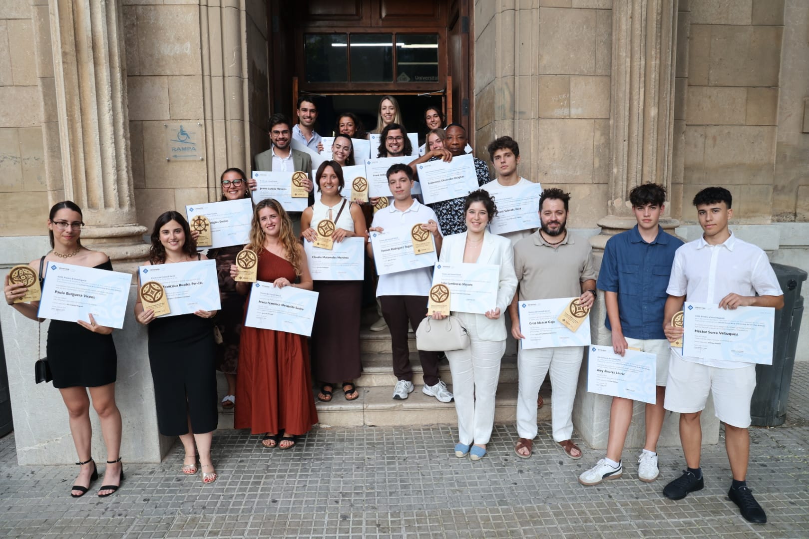 La UIB reconeix l’excel·lència acadèmica de 22 alumnes amb els Premis del Consell Social