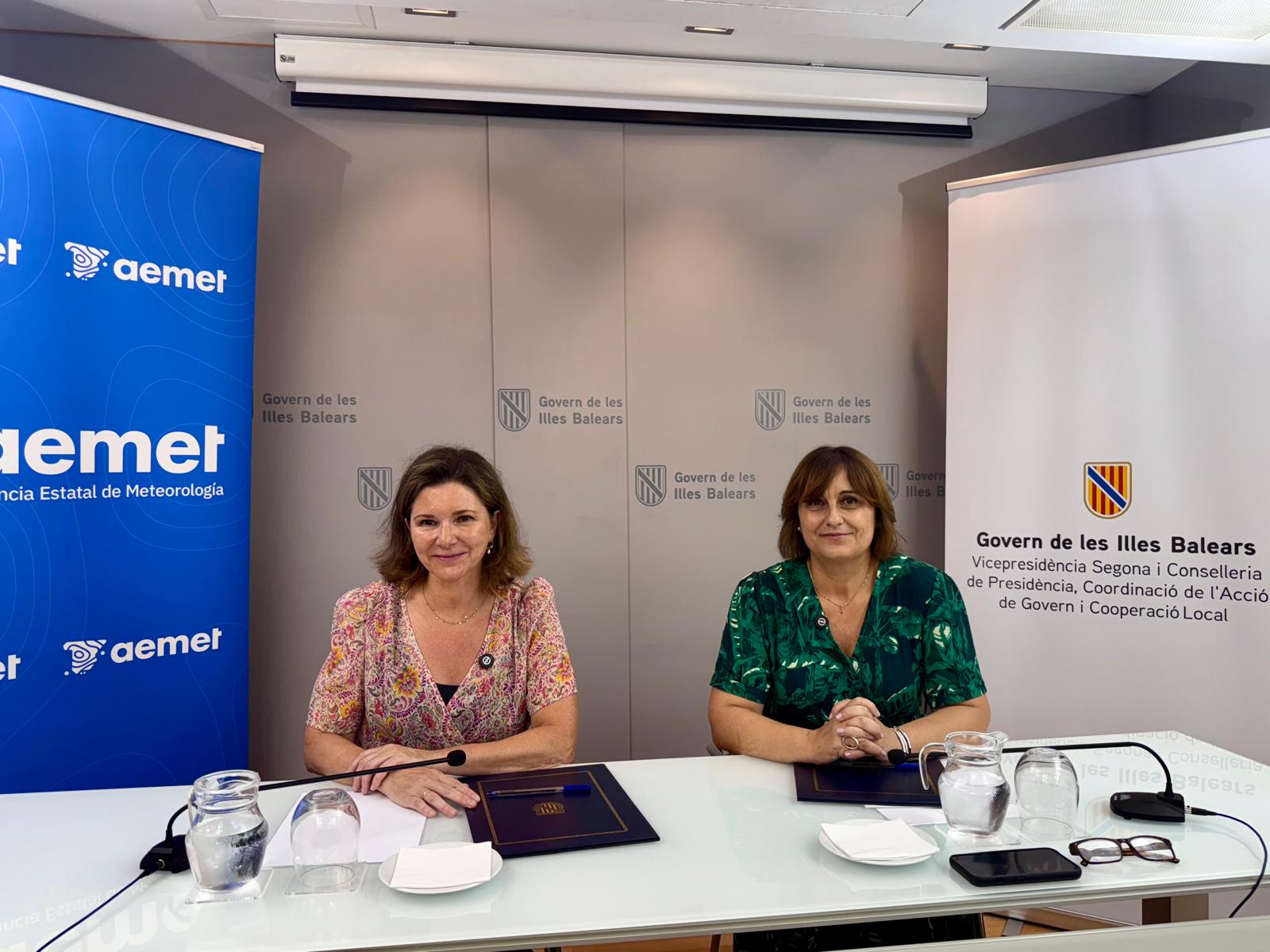 Un conveni entre el Govern i l'AEMET per millorar la capacitat de predicció i poder actuar