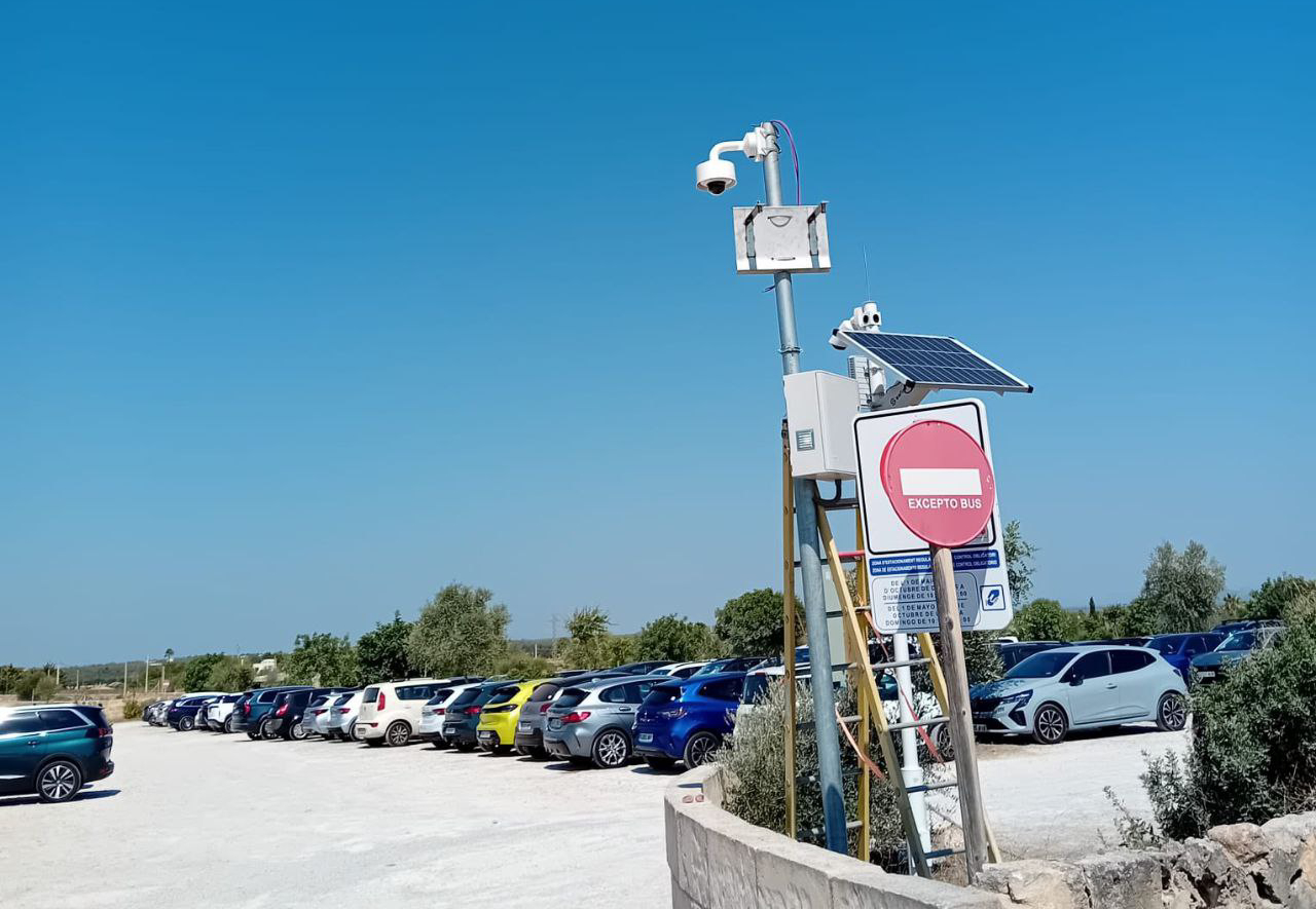 Càmeres per controlar l’afluència de vehicles al parc natural d’Es Trenc