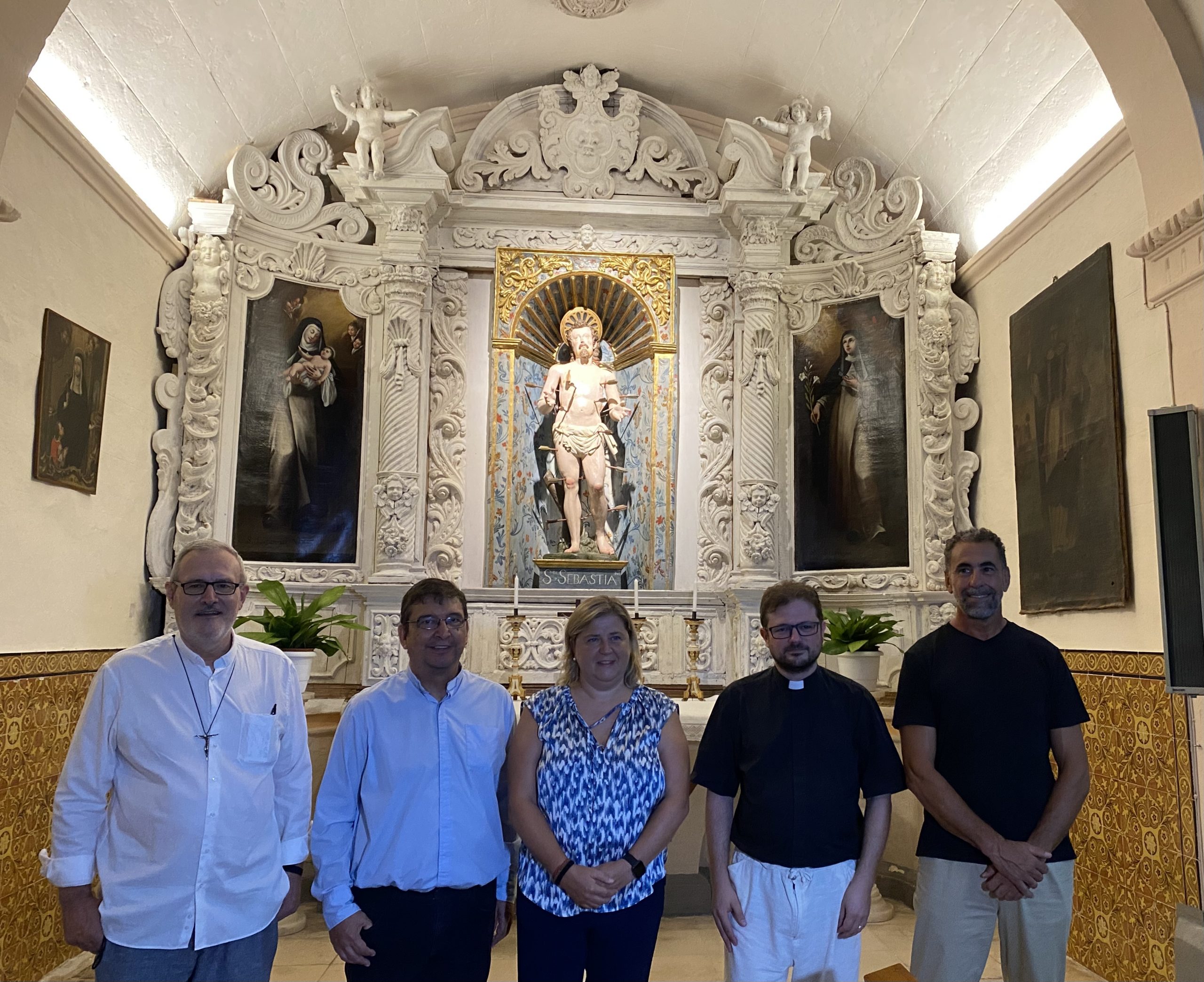 Lloret de Vistalegre presenta la restauració del retaule de Sant Sebastià