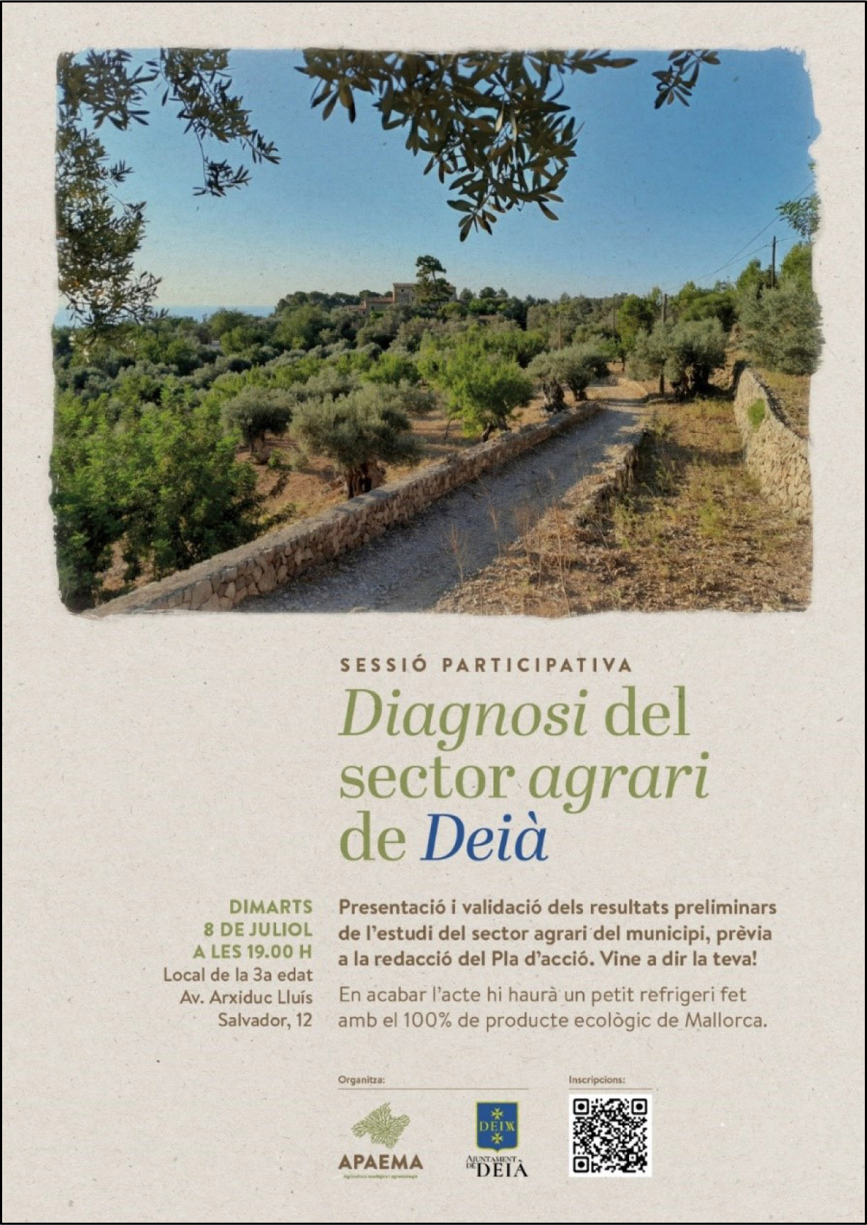 Deià posa el termòmetre al sector primari. El bosc se l'està menjant