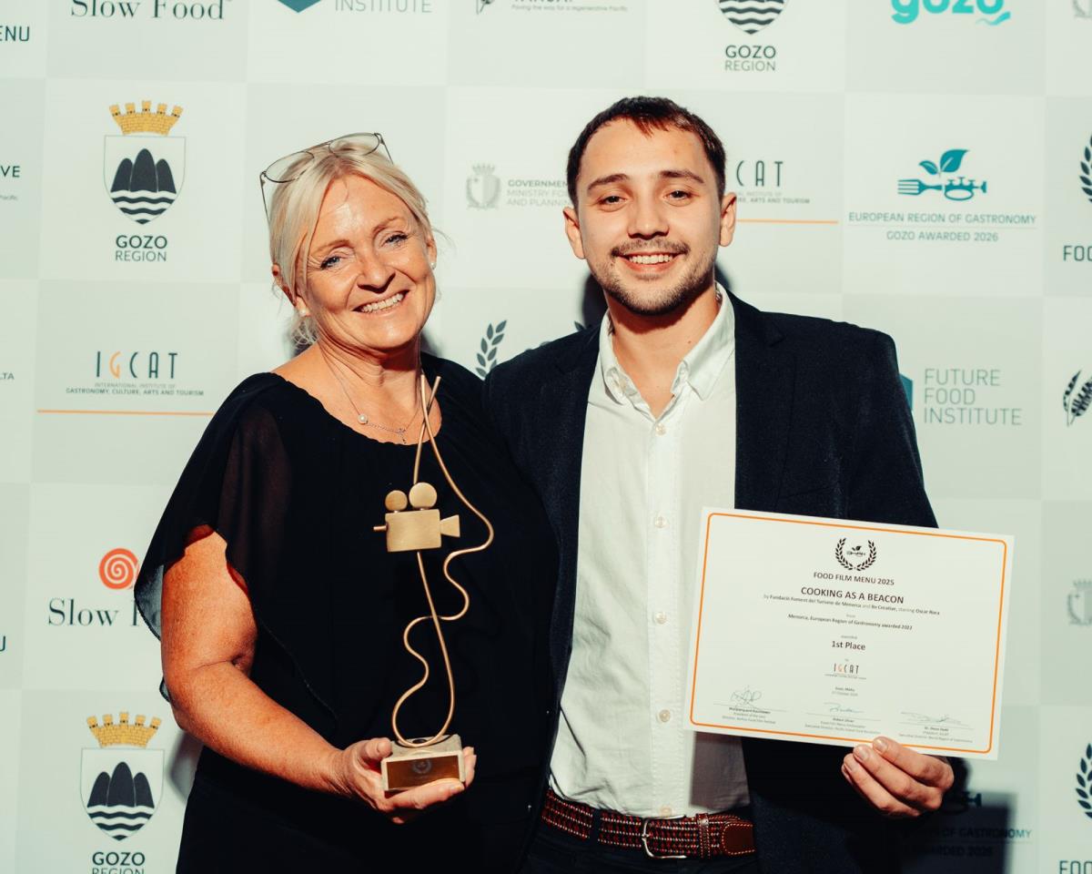 La gastronomia menorquina triomfa al Food Film Menu 2025 amb el curtmetratge Cooking as a Beacon