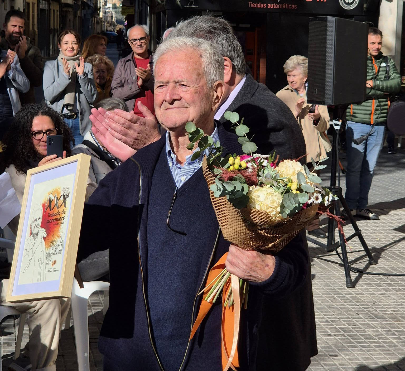 Sa Pobla homenatja Antoni Torrens en la XXX Trobada de Xeremiers i Fira de Lutiers