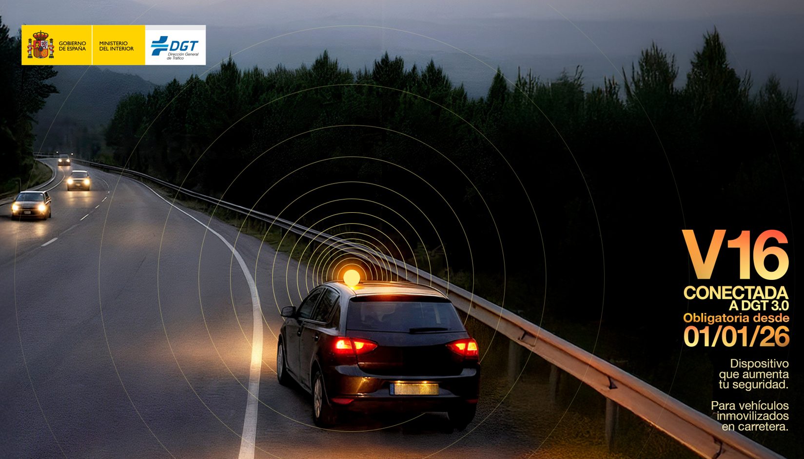 La DGT aclareix: els triangles es substitueixen per balises dia 1 de gener