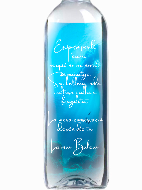 Quan la mar parla: un missatge dins una ampolla per sacsejar consciències