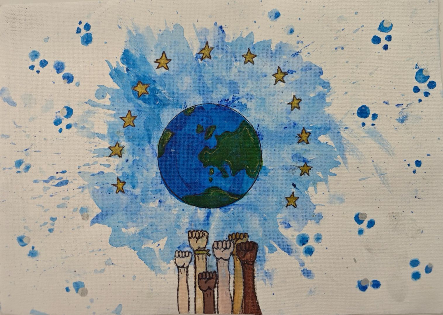 El calendari «Pinta Europa» 2026 recull la mirada dels infants sobre la Unió Europea