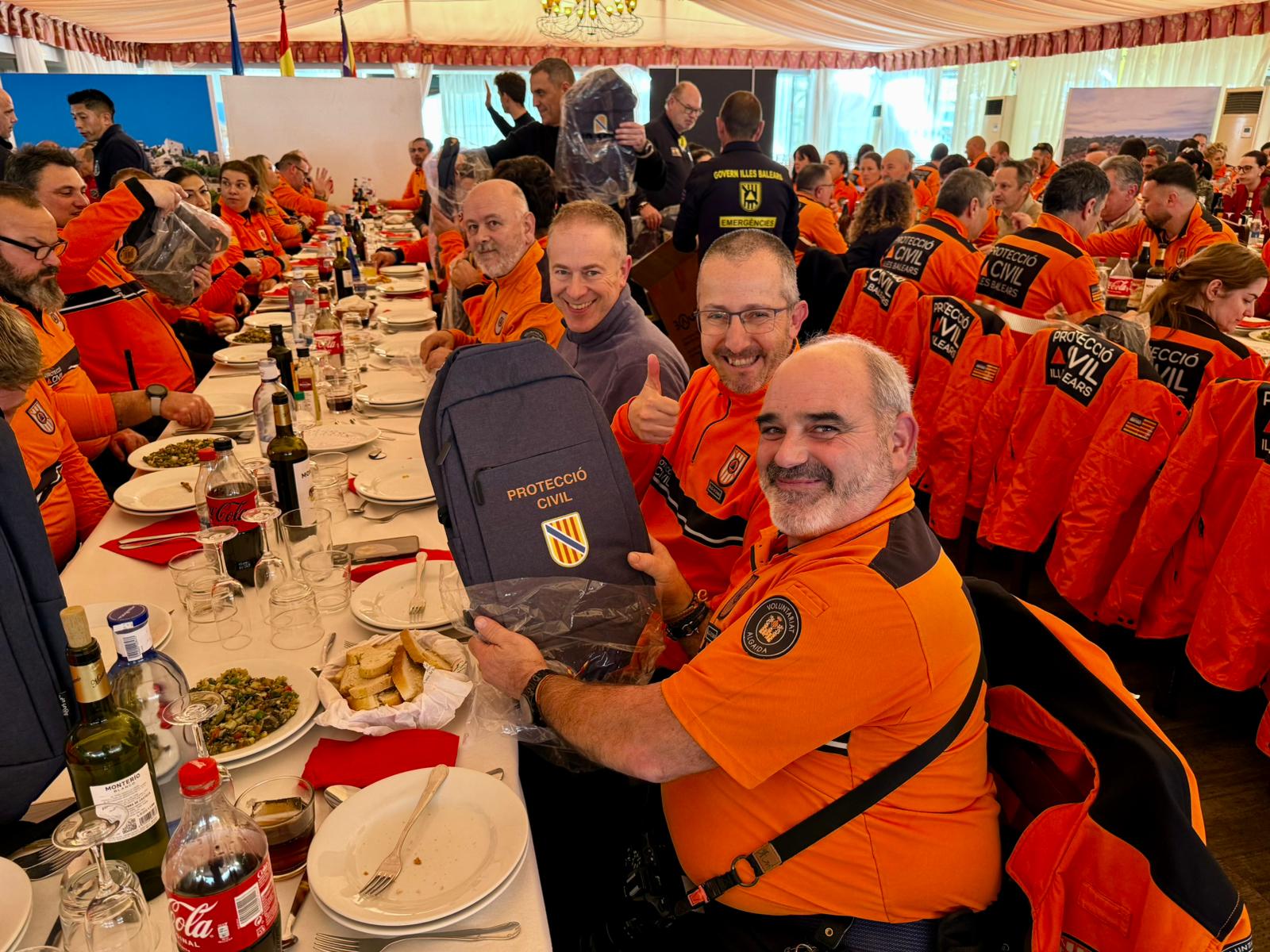 Un reconeixement públic als voluntaris de Protecció Civil