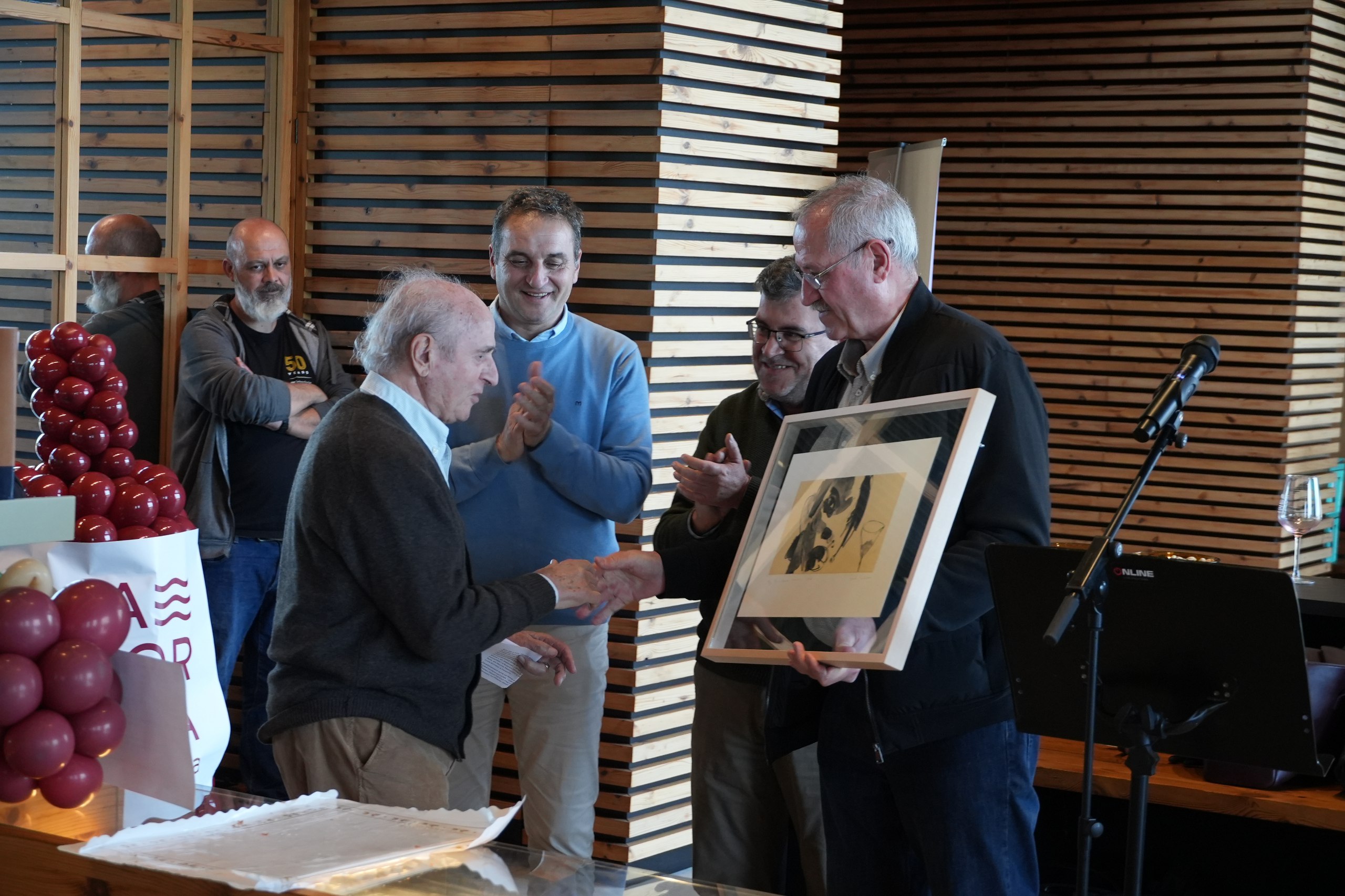 Ramon Alabern recull el premi Vinyòvol de la Terra Mallorca