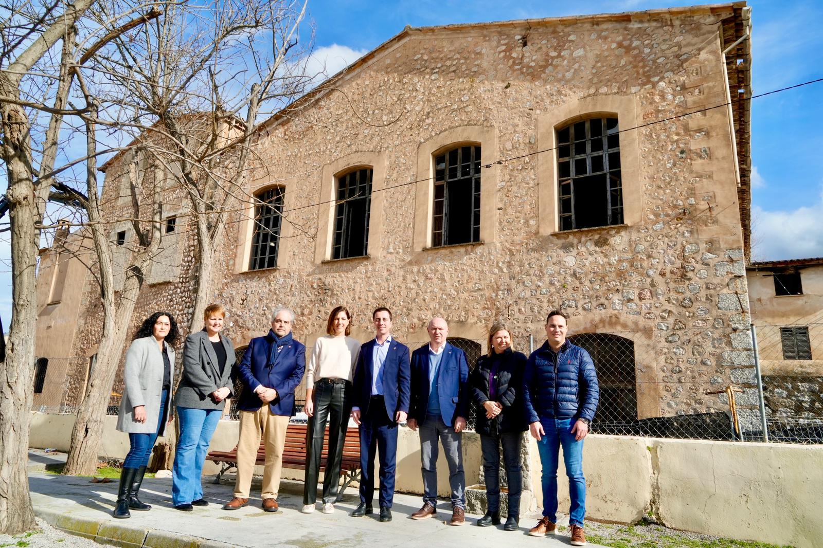 Obres d'emergència a la Fàbrica Nova de Sóller, que es convertirà en museu de la indústria tèxtil