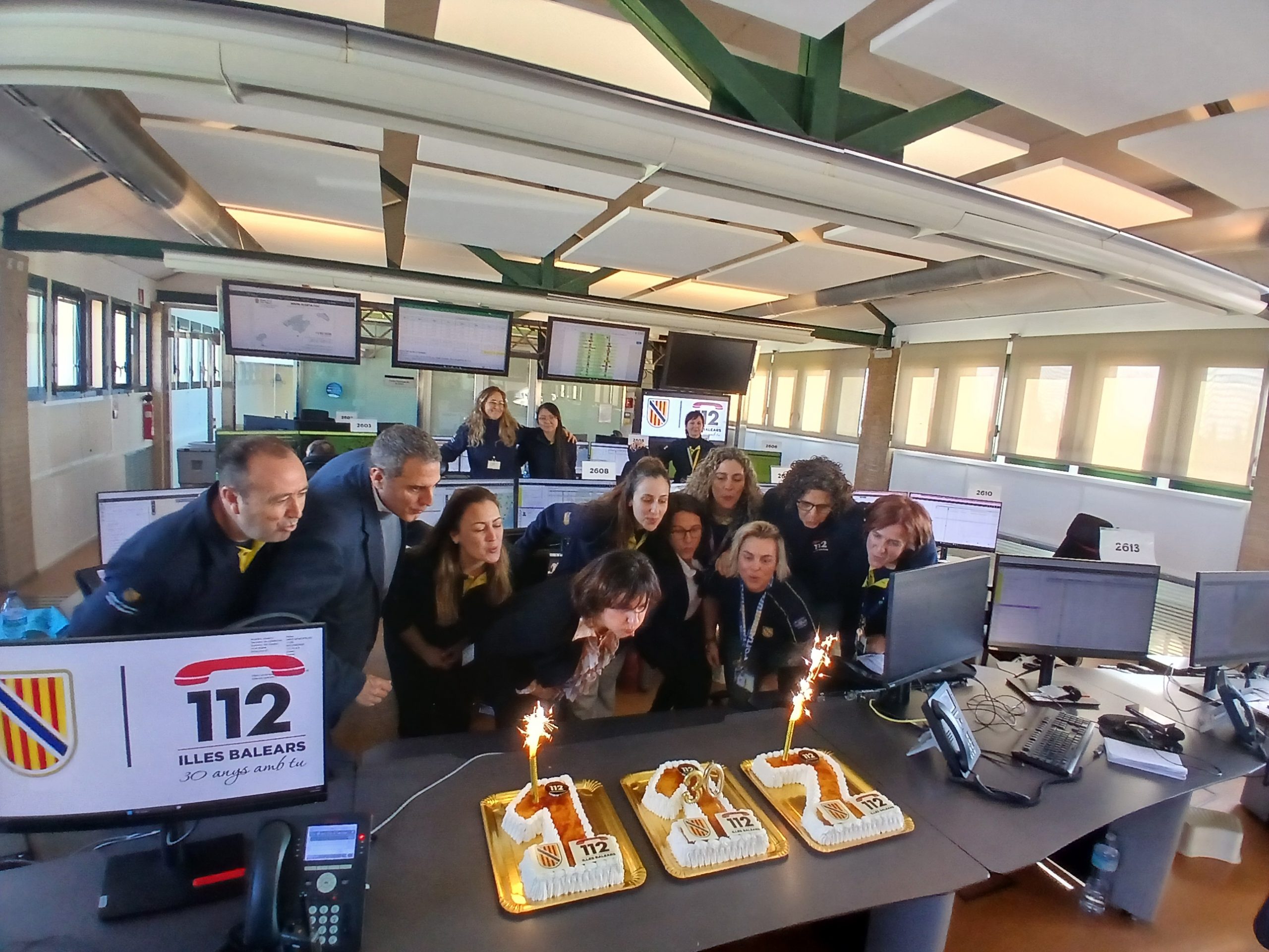 Centre de Coordinació d’Emergències 112 commemora els seus 30 anys