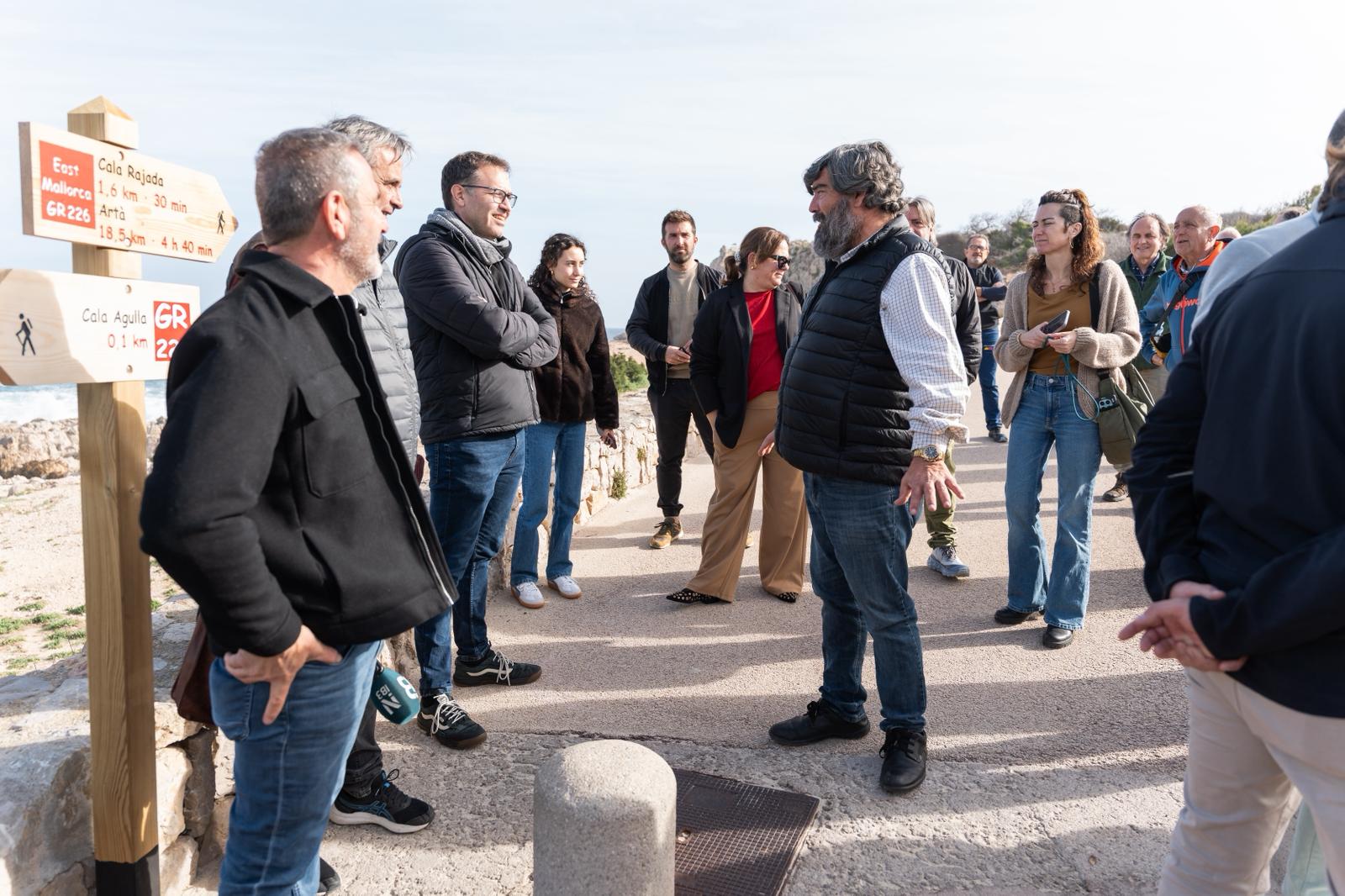 El Consell inaugura una nova ruta senderista de 100 quilòmetres pel Llevant de Mallorca