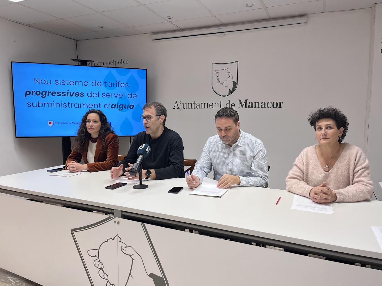 Manacor implanta un sistema de tarifes progressives per fomentar l’estalvi d’aigua