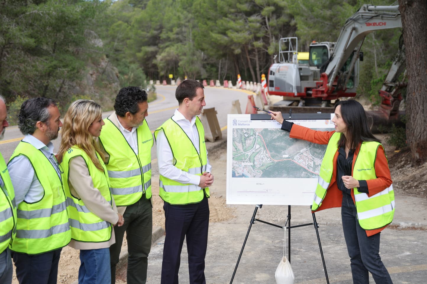 En marxa el nou vial cívic que unirà Peguera i Camp de Mar amb un itinerari per a vianants i bicicletes