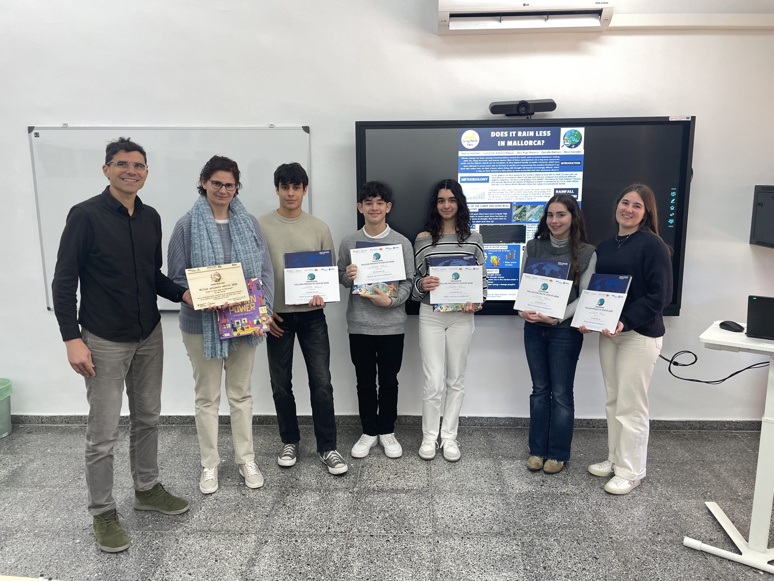 El Col·legi Pius XII, a la cimera estatal de Directius del Clima