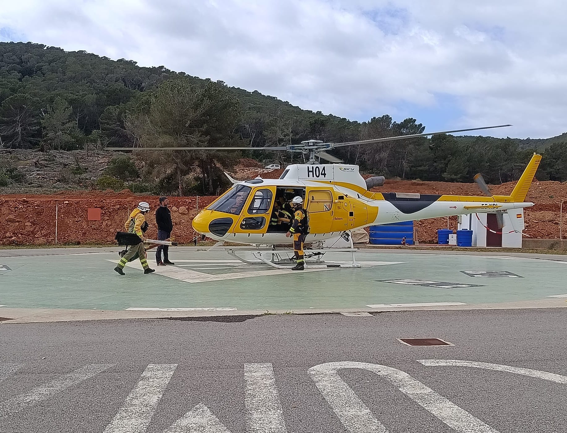 IBANAT destaca a Eivissa una brigada helitransportada