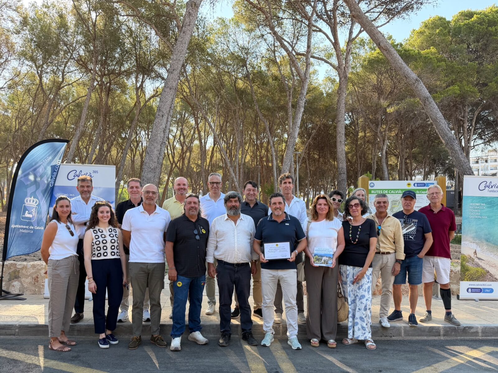 Calvià estrena els primers camins homologats de petit recorregut de Mallorca amb una xarxa de 21,6 quilòmetres