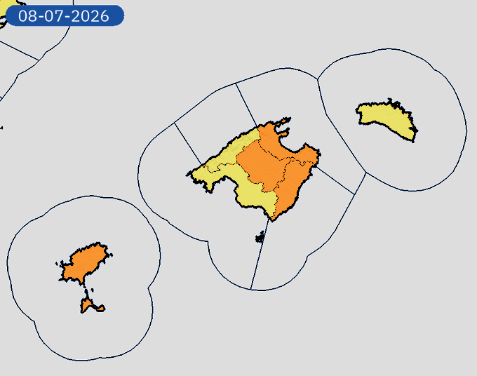 Les Balears encadenen dies de calor intensa amb màximes que ja arriben als 40 graus