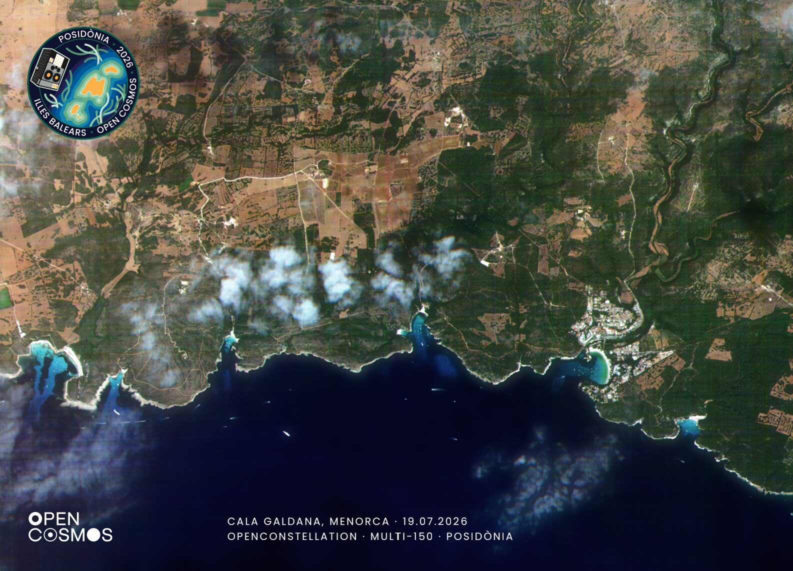 El satèl·lit Posidònia envia les primeres imatges del territori balear