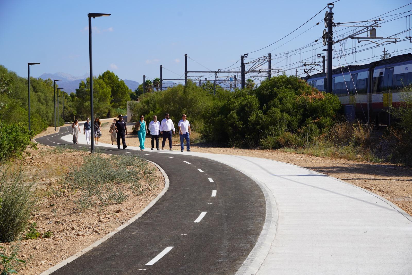 Marratxí estrena una Via Verda i un aparcament de 144 places per connectar Es Figueral amb el polígon de Can Rubiol