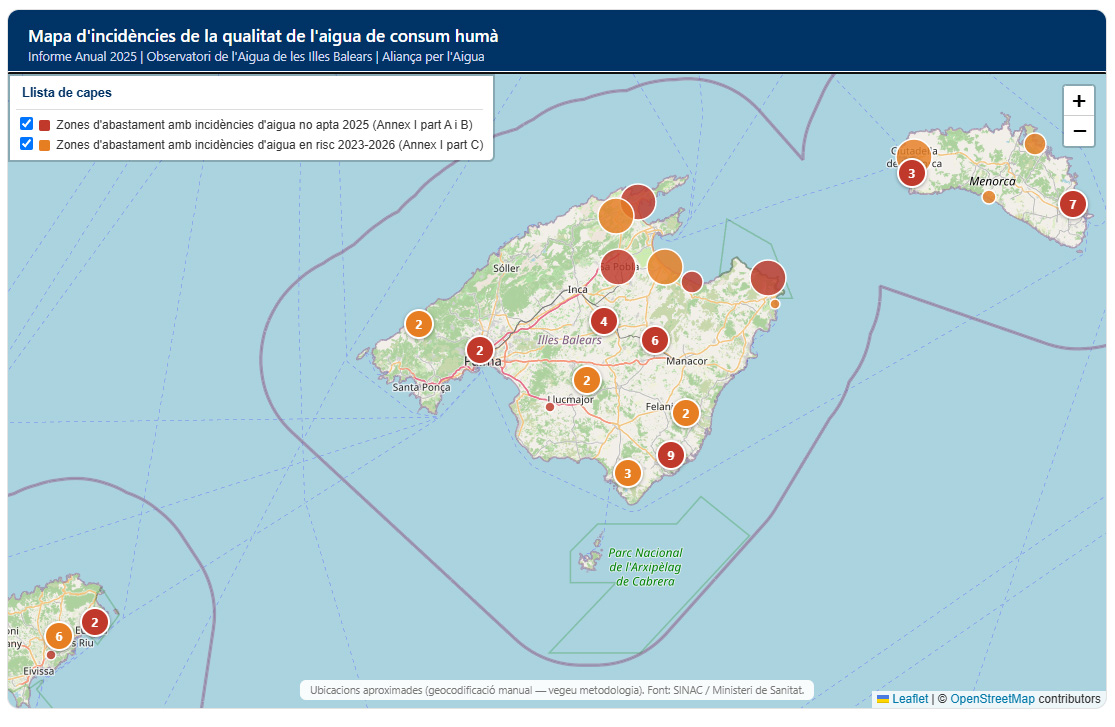 Les depuradores de les Illes Balears, al límit per la pressió turística i el creixement poblacional