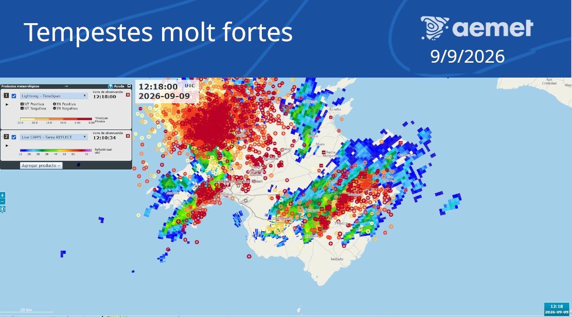 Mor una dona a Felanitx en una tempesta que deixa 173 incidents i una intensa pluja