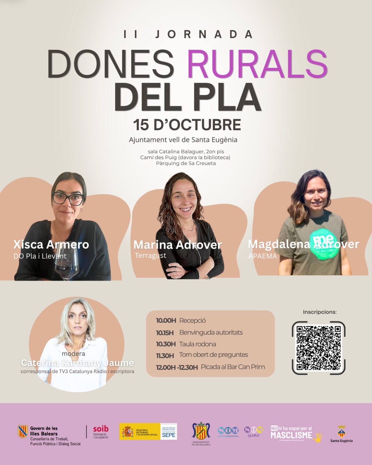 El Pla de Mallorca reivindica el paper de les dones rurals amb una jornada a Santa Eugènia